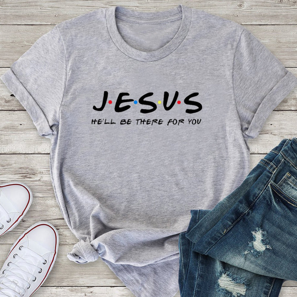 Jesus Print Women Tshirts Cotton Clothes Tops™